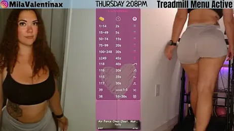 MilaValentina webcam model stream image