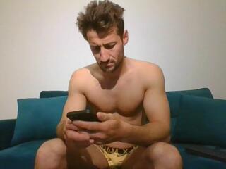 Chris Aron webcam flirt4free model stream image