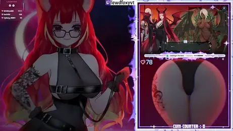 LewdFoxy_VT webcam model stream image
