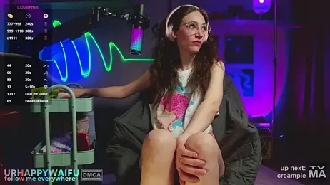 urhappywaifu webcam model stream image